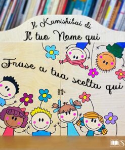 Teatrino kamishibai personalizzabile formato A3 in legno di StravagArte