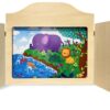 Teatrino kamishibai A3 colore legno con illustrazione - di StravagArte