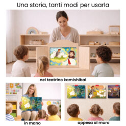 Kamishibai per la scuola: Uso didattico storia LA PARABOLA DELLA PECORELLA SMARRITA - Un Racconto Ispirato ai Vangeli StravagArte in classe.