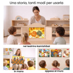 Kamishibai per la scuola: Uso didattico storia La Moltiplicazione dei Pani e dei Pesci - Un Racconto Ispirato ai Vangeli StravagArte in classe.