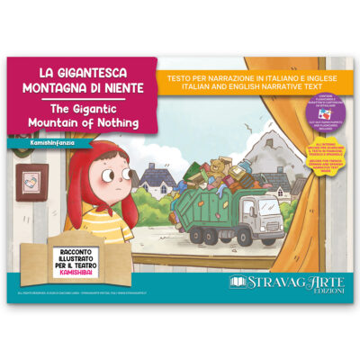 Kamishibai copertina storia bilingue La Gigantesca Montagna di Niente StravagArte