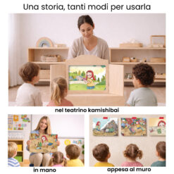 Kamishibai per la scuola: Uso didattico storia La Gigantesca Montagna di Niente StravagArte in classe.