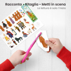 Kamishibai: Ritaglio burattini dei personaggi della storia San Francesco, il Fratello di Tutti - Racconto della Vita Ispirato alle Fonti Francescane.