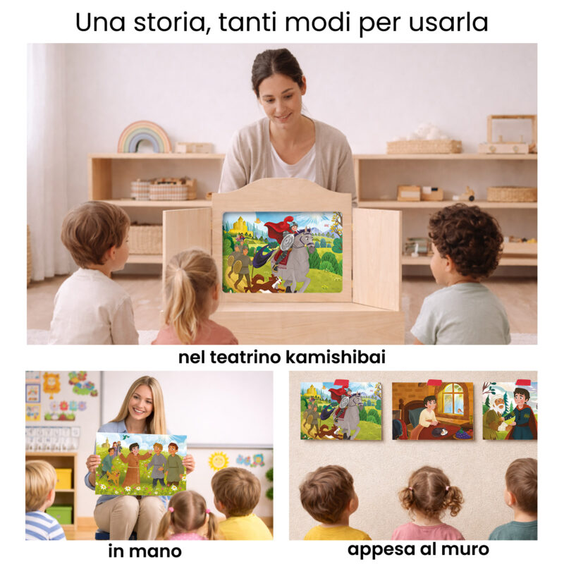 Kamishibai per la scuola: Uso didattico storia San Francesco, il Fratello di Tutti - Racconto della Vita Ispirato alle Fonti Francescane StravagArte in classe.