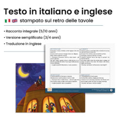 Kamishibai: Retro tavole San Francesco, il Fratello di Tutti - Racconto della Vita Ispirato alle Fonti Francescane con testo bilingue italiano inglese.