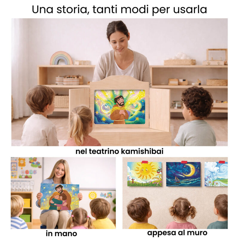 Uso didattico della storia kamishibai San Francesco e il Canto del Creato a scuola