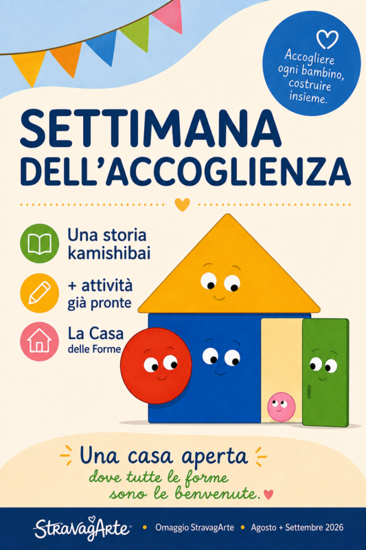 Storia kamishibai gratis per la settimana dell’accoglienza nella scuola dell’infanzia con attività pronte – La Casa delle Forme
