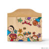 Teatrino kamishibai A3 personalizzato in legno LN05 colore legno naturale tema bambini sopra e sotto StravagArte