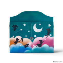 Teatrino kamishibai A3 personalizzato in legno TU02 colore turchese tema bambini in volo StravagArte